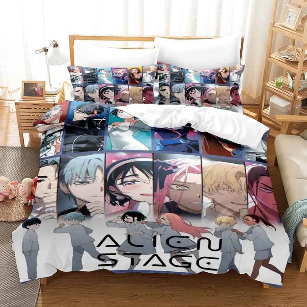 Cartoon Band A-Alien Stage Bedding Duvet Cover Pillowcases Quilt Cover Twin Full Queen King Size Adult Kid Bedroom Duvetcover