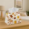 1pc Oktoberfest Beer Pretzel Tissue Box Cover Compatible for Bavarian-Themed Parties - Breadth Pretzel, Tissue Holder for Home Decor & Holiday Seasona