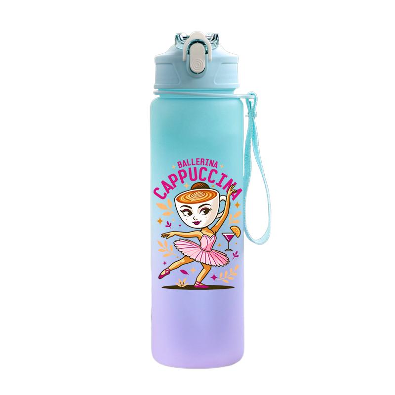 Tuang Tuang Tuang Printed 750Ml Water Bottle Anime Cartoon Large Capacity Drinking Cup Portable Outdoor Sports Water Cup Children Gift