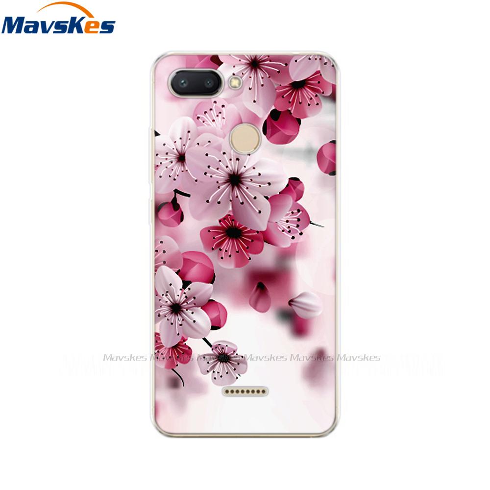 Silicone Cover for Xiaomi Redmi 6 Case Full Protection Soft Tpu Back Cover Phone Case for Xiaomi Redmi 6 Redmi6 Bumper Coque Bag