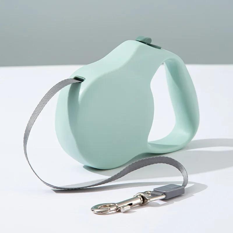 

Dog Leash Automatic Telescopic Small Dog Plain Simple Going Out Leash