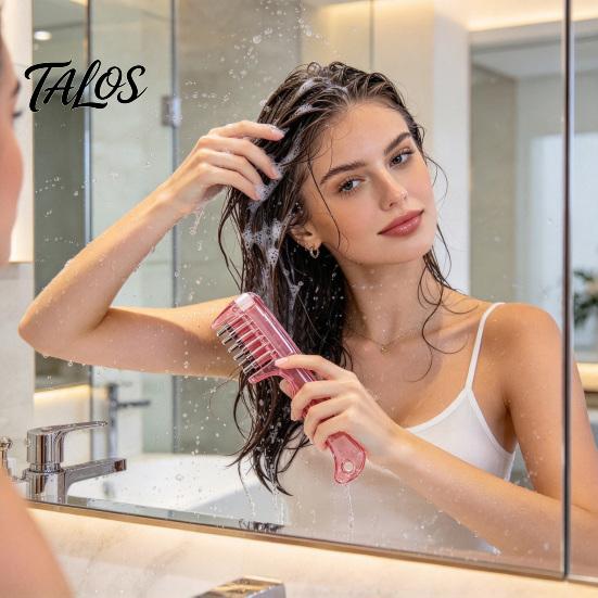 Scalp Applicator Comb 1/2Pcs Hair Oil Comb, Transparent Essence Dispenser Tool, Massage for Men Women Care Tool
