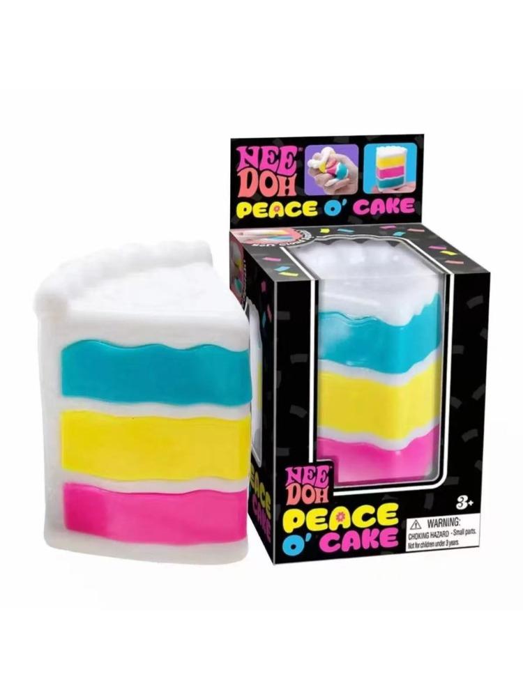 Taartvormig Sensorisch Squishy Knijpspeelgoed Zacht Vent Gadget Voor Volwassenen Kantoor Vrije Tijd Roadtrip Dagelijks Draagbaar Stressverlichtend Accessoire