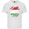 Torn Hungary Flag Hungarian Day Football Unisexs Light Cotton Tshirt
