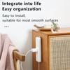 Multifunctional Power Strip Holder No-Drill Socket Router Storage Rack Home Wall Mount