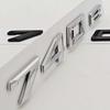 3D ABS Chrome Car Letters Logo 740e Rear Trunk Badge Emblem Sticker For BMW 7 Series EV 740e G11 Auto Tail Marking Accessories