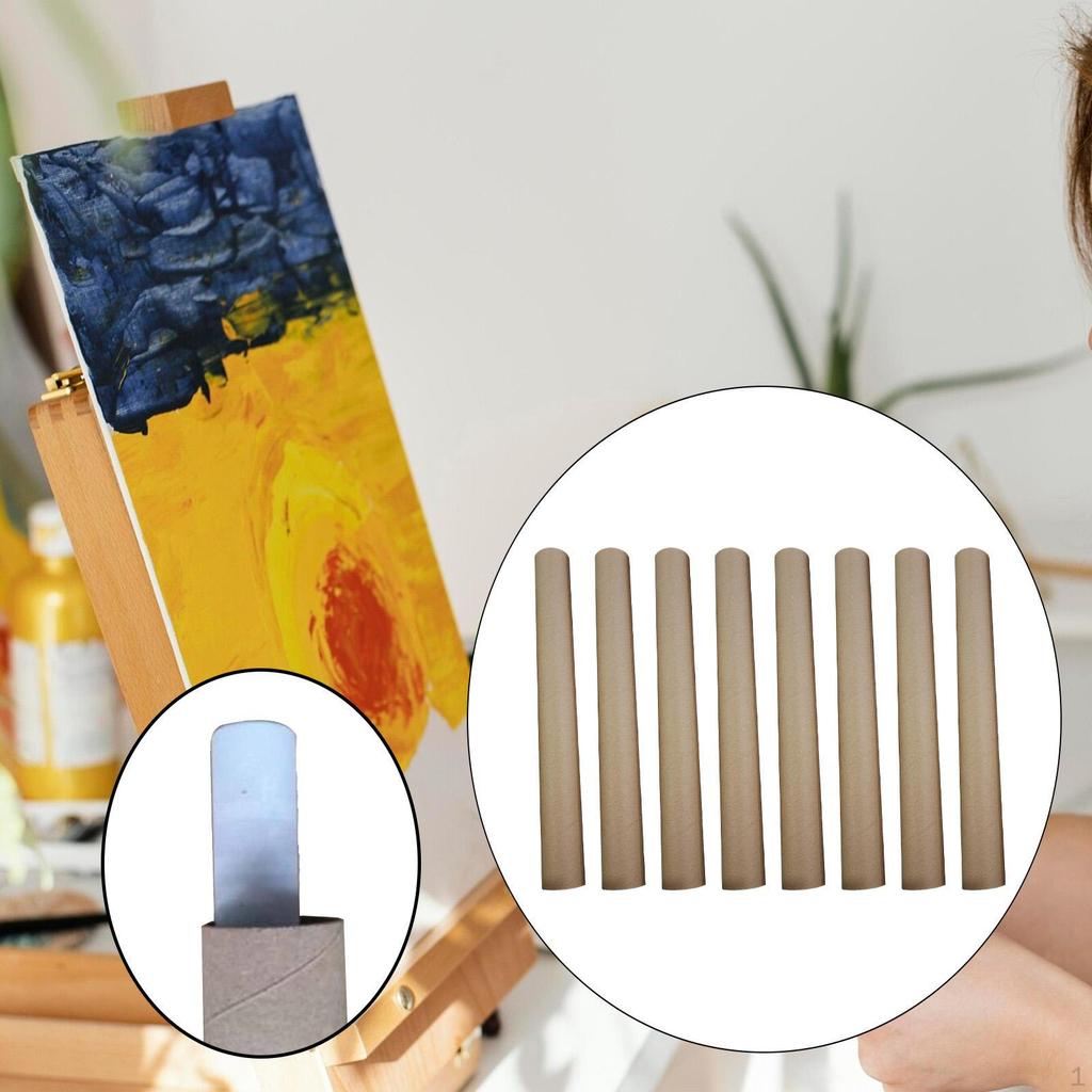 8 Stück Versandhülsen Bastelrollen für Bastelarbeiten Malen Dokumente Aufbewahrungsröhren Dick