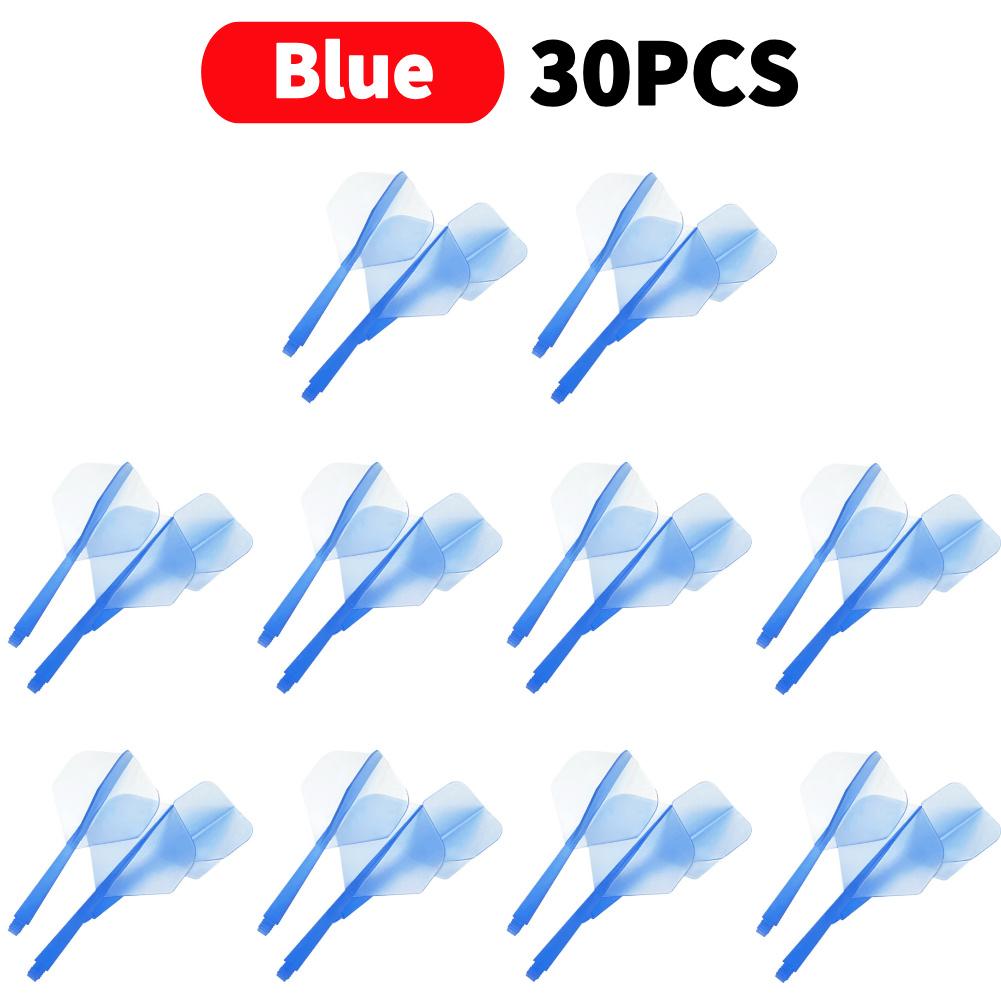3-30Pcs 2BA Darts Tail Durable Anti-fall Darts Flights Transparent Plastic Darts Shafts Dart Throwing Entertainment Games