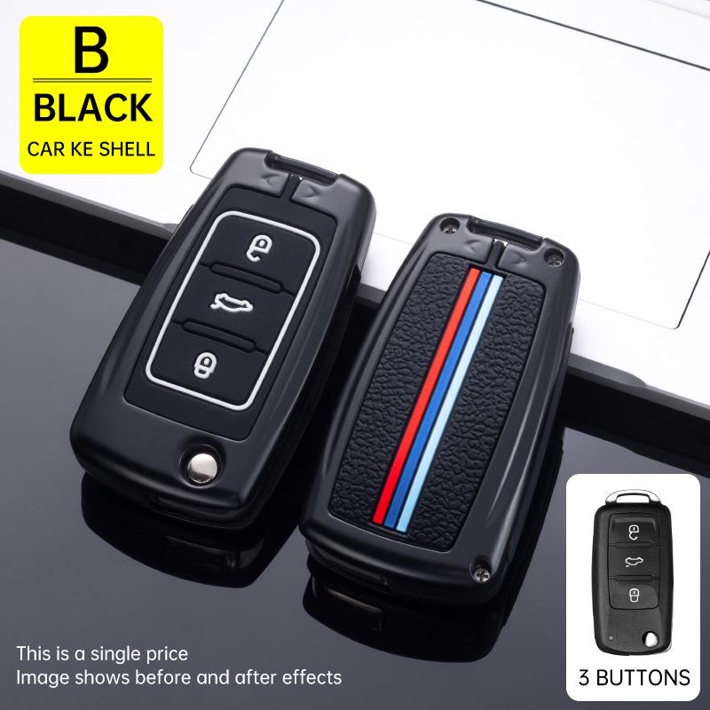 

Чехол для ключа Volkswagen для Passat, Lavida, Sagitar, Polo, Bora, Tiguan – Корпус ключа для автомобиля для женщин Set