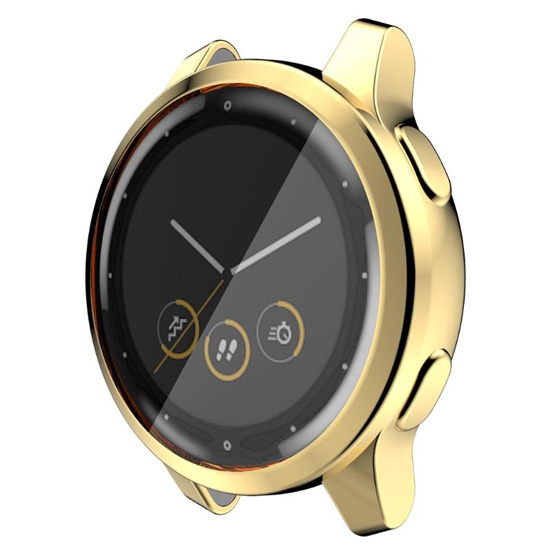 Case for  Vivoactive 4S 40mm TPU Clear Screen Protector All Around Case Overall Protective Cover