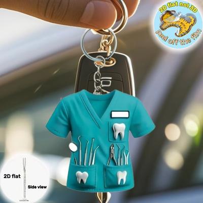 Doctor Themed Dentist Costume Keychain Plane Doctor Hanging Decoration  Home Holiday Decoration