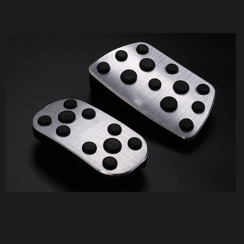 Alüminyum Araba Gaz Fren Debriyaj Pedalları el tutamağı kapağı Toyota Land Cruiser Prado 150 2010-2017 2018 Aksesuarları