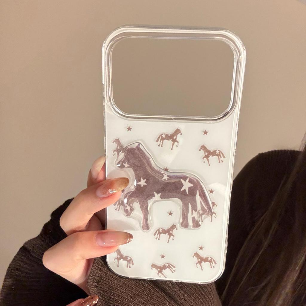 Creative Pony Phone Case for iPhone 15, iPhone 16, iPhone 17 Pro Max
