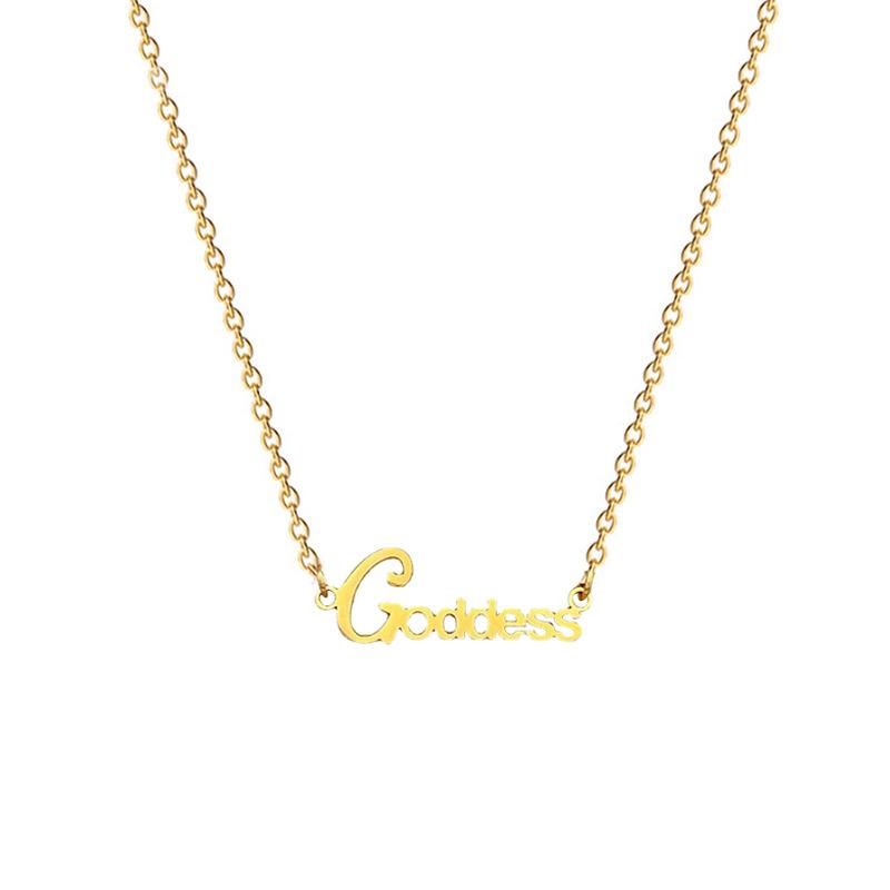 Geometric Planet Personality Minimalist Wind Furnace Real Gold Necklace Female Collarbone Chain