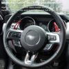 Steering Wheel Shift Paddle Extended Shifter Trim Cover For Ford Mustang 2015 2016 2017 2018      Interior Decoration Accessories Aluminum Alloy (Red