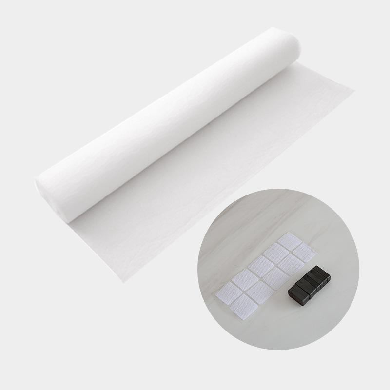 12Pcs Disposable Cleaning Kitchen Oil Filter Paper Non-woven Fabric Oil-proof Cotton Filter Element Range Hood Exhaust