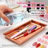 Stainless Steel Cosmetic Plate Multifunctional Nail Art Plate Portable Storage Tray  For Nail Salon
