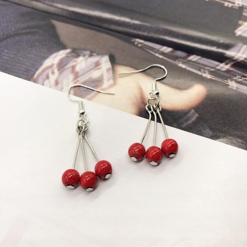 

New Fashion Bohemian Earrings, Feminine Versatile Red Turquoise Vintage Earrings Collection