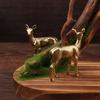 Solid Plum Blossom Deer Reindeer Craft Brass Cross-Border Hot Selling Ornament