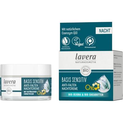 Lavera Basis Sensitiv Anti-Falten Q10 Nachtcreme 50ml