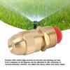 5PCS Brass Spray Nozzle Gold Irrigation Nozzle Durable Misting Nozzle  Fountain Atomization