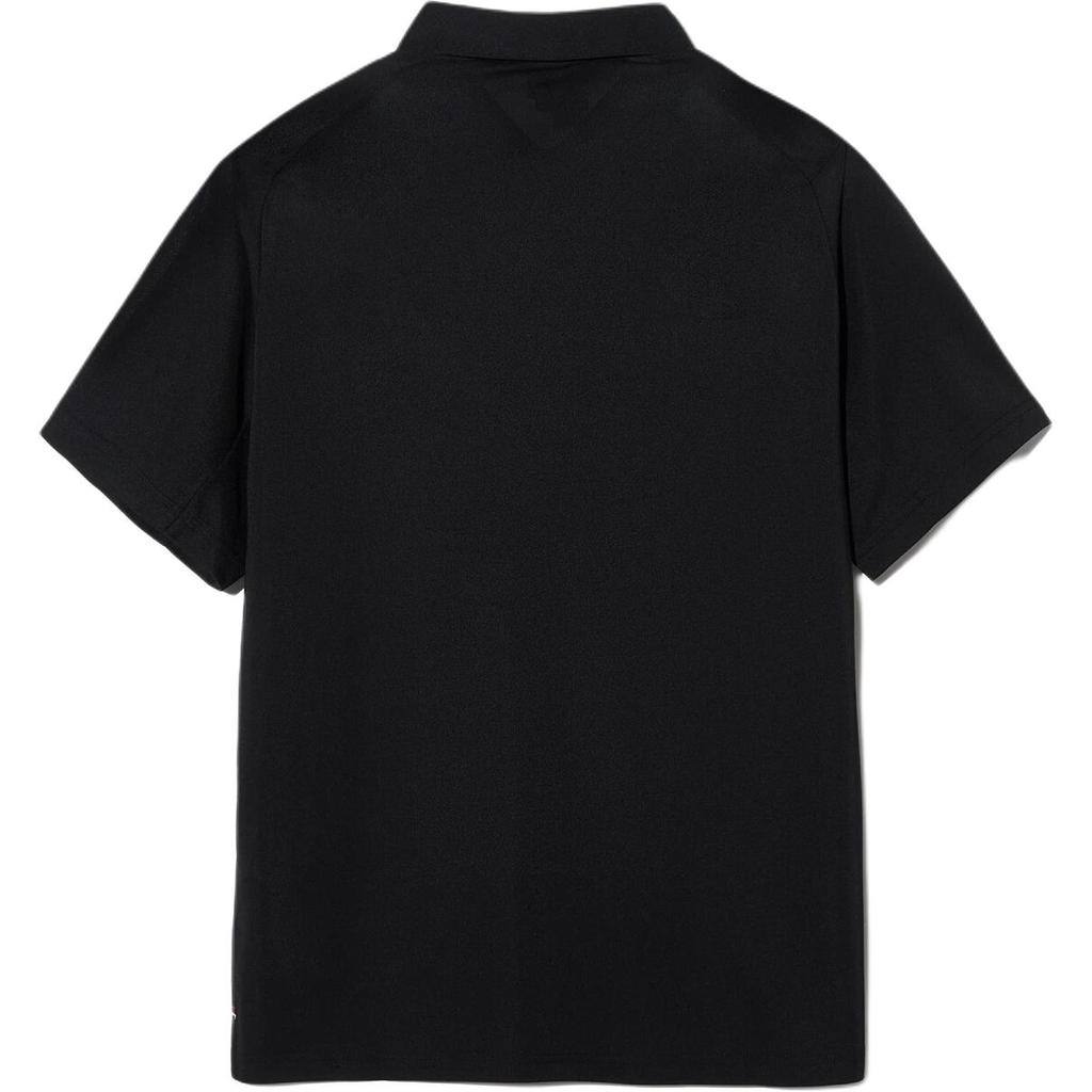 FILA Polo Shirts Unisex Black Polo Collar Thin FS2TSH2232UBLK