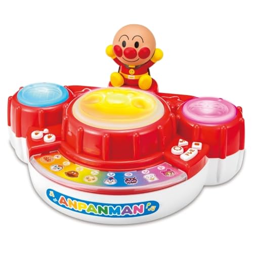 

AGATSUMA Anpanman Light-Up Do-Re-Mi-Fa Magical Bongos for ages 8 months and up