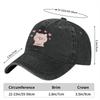 Tvättad Herr Basebollkeps Massor Av Små Hjärtan Trucker Snapback Kepsar Pappa Hatt Gris Emoticon Golfkepsar