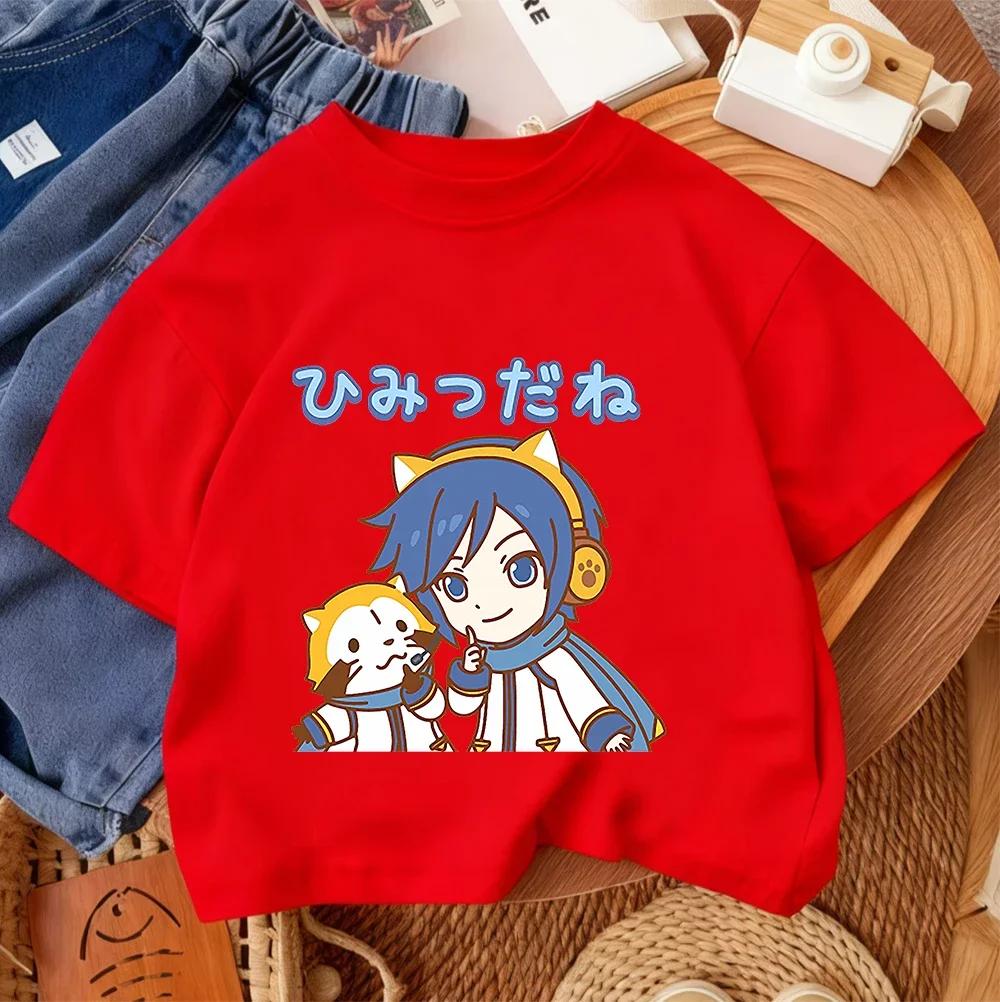 Fashion Children T Shirt Hatsune Miku Cute Kawaii Design Boys Girls Summer Street Style Crew Neck Outfit 314 Years