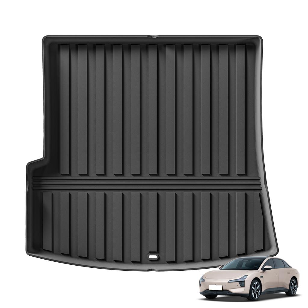 Smabee Left Drive for Xpeng Mona M03 2024 2025 With Subwoofer Car Floor Mats Cargo Liner Trunk Pad TPE Waterproof Accessories