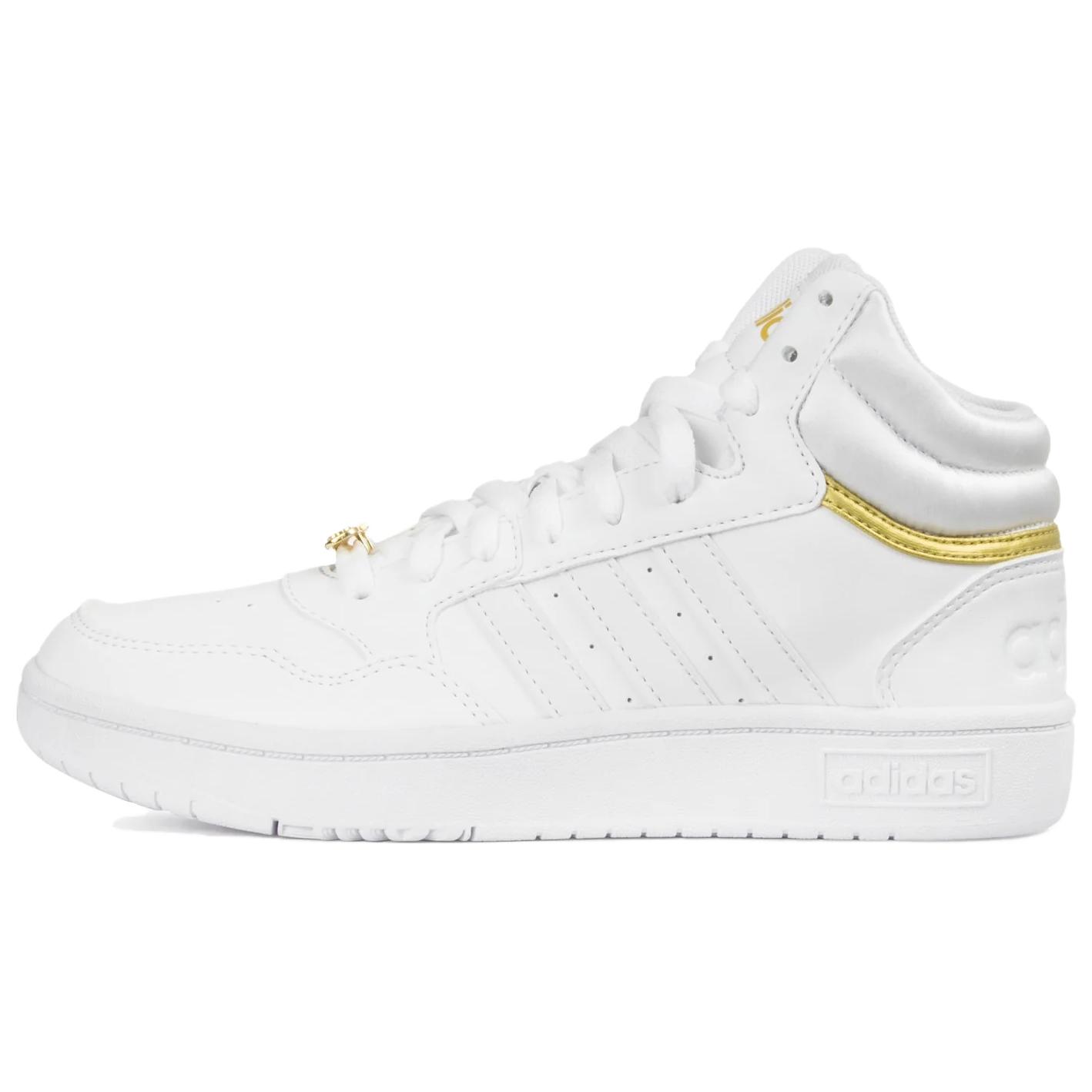 

Adidas Hoops 3.0 Mid Classic Shoes Gold Metallic Women s GY4752 39⅓