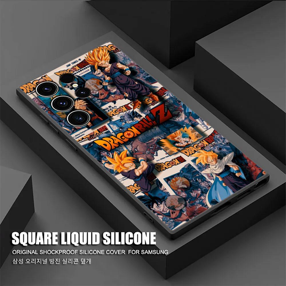 Dragons Balls Z Super Goku Anime Phone Case For Samsung Galaxy S25 S24 S23 S20 S21 FE S26 S22 Ultra 5G S26 Plus S25FE Soft Cover