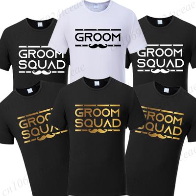Bachelor Stag Party T-Shirt Team Groom Graphic Tee, Funny Wedding Day Clothes, Best Man Shirt for Groom Squad, Oversized T-Shirt