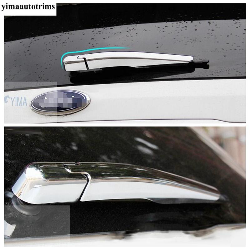 Rear Window Rain Wiper Windscreen Decoration Cover Trim For Ford Explorer 2012 - 2018 ABS Chrome Accessories Exterior Refit Kit