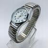 Montre Homme et Femme Confortable, Étendue, Sur un Bracelet Élastique, Bracelet Doré, Senior