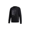 Adidas Sweatshirts Men's Black Crew Neck Moderate Regular GF4040