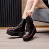 Fashion AIYUQI Women Ankle Boots Genuine Leather 2025 New Platform High Heel Short Boots Female Non-slip Large Size Women Winte Boots