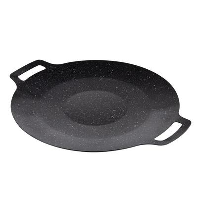 Yuyi Angel Maifan Stone Style Round Iron Grill Pan Set
