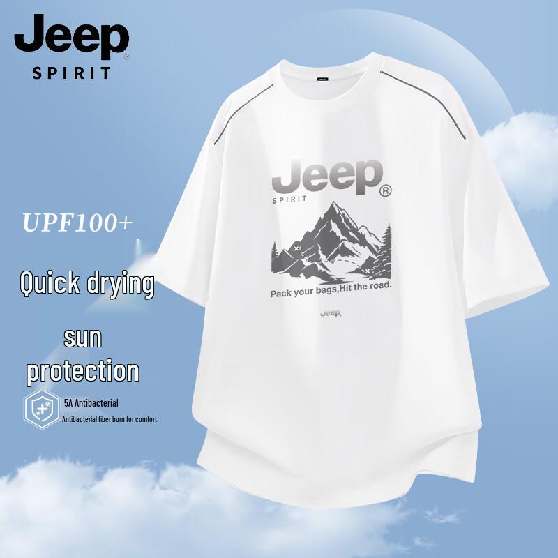 JEEP SPIRIT Men s 2026 Summer Quick-Dry T-Shirt 3XL