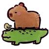 Capybara Series Universal Phone Airbag Holder: Cute Cartoon, Creative Desktop Stand for Lazy Users