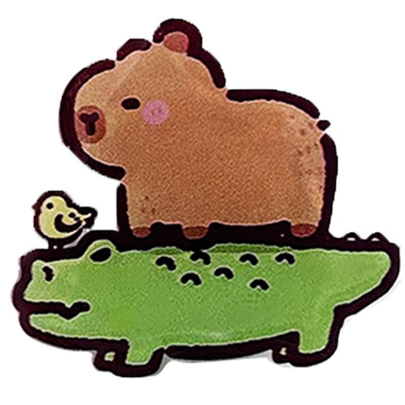 Capybara Series Universal Phone Airbag Holder: Cute Cartoon, Creative Desktop Stand for Lazy Users