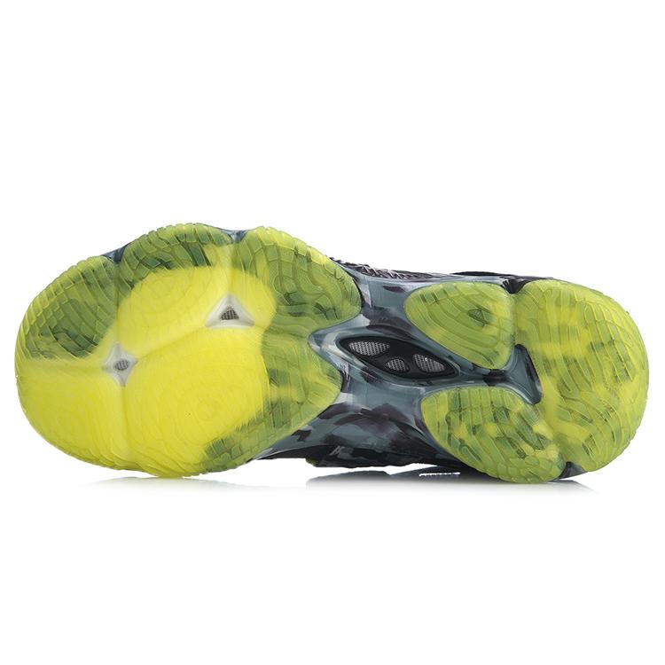 Li Ning Ranger Textile, Synthetic Leather, TPU Cushioning Slip Resistant Abrasion Resistant High top Training Shoes AYAP015-6
