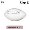 Nuove Taglie 3/6/9 Palloni da Football Americano Autografati Trofeo di Football Regalo Memorabile Bianco Vuoto Rugby Americano Adatto per Partite di Rugby