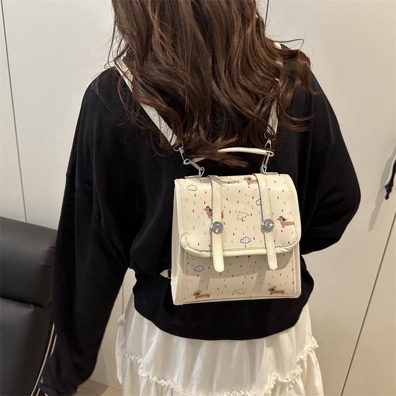 Niche women's backpack new versatile backpack mini travel schoolbag