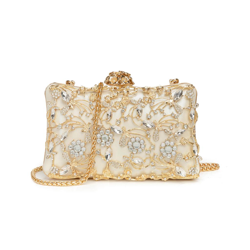 Evening Bag Clutch Purses For Women Rhinestones Purse Sparkling Party Shoulder Handbag Wedding Bag With Chain