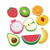 Wooden Jigsaw Magnetic Fruit And Vegetable Cutter Suit Kids Jigsaw Panel Wooden Mini Kitchen Toy
