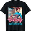 Unisex T-shirt Baking Is My Superpower Retro Woman Baker Bakery Kitchen T-Shirt