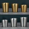 Shixun Double-Layer Anti-Scald Stainless Steel Titanium Mug 260ml
