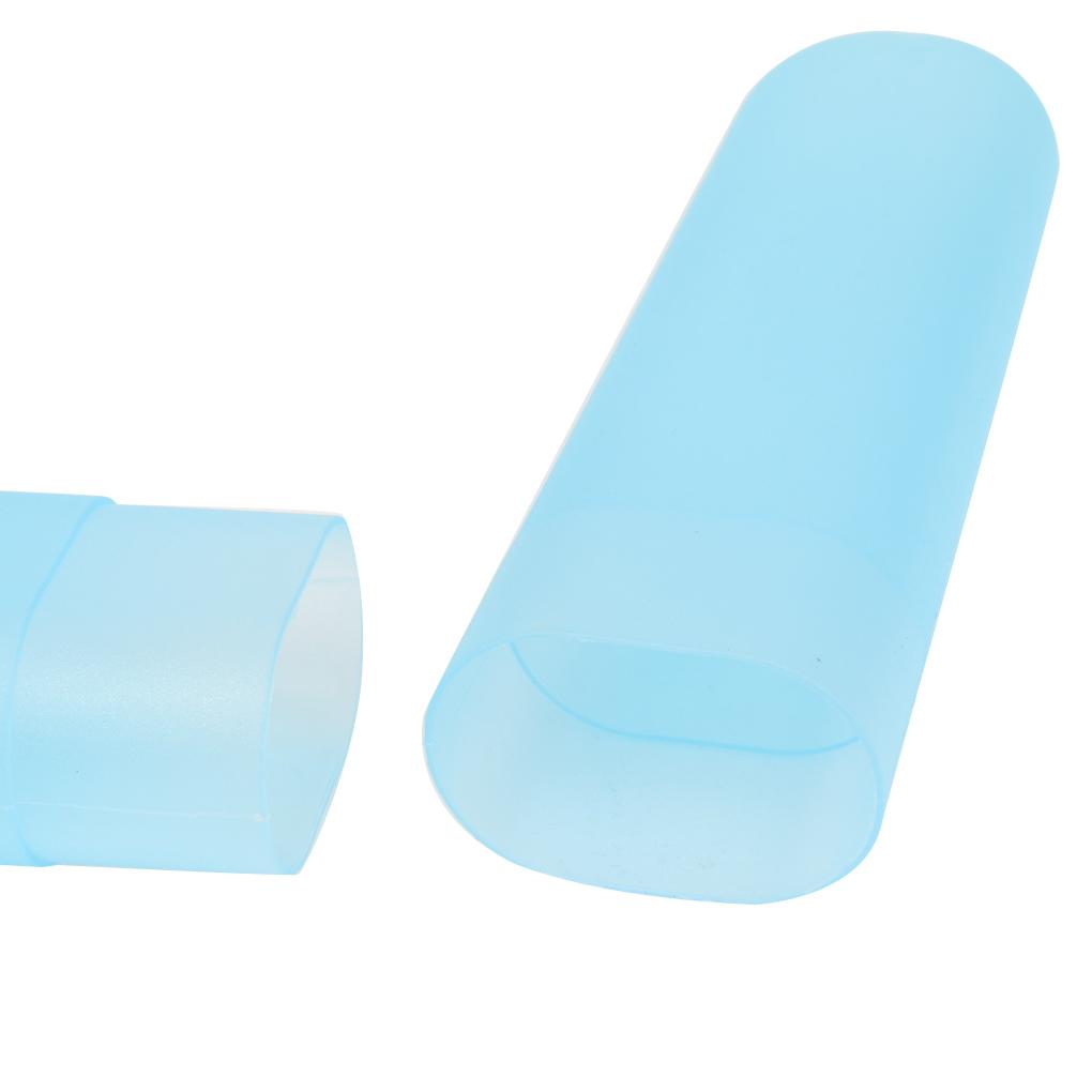 Portable Utility Toothbrush Holder Travel Toothbrush Holder Case Blue NE