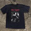 2026 Summer Women's Vintage The Crow Movie T-Shirt Cotton Sweat-wicking and Breathable Tee Streetwear Oversized Loose Casual